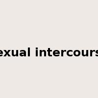 sexual intercourse是什么意思