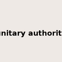 unitary authority是什么意思