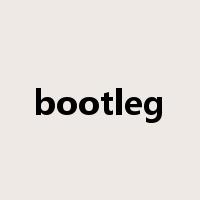 bootleg是什么意思