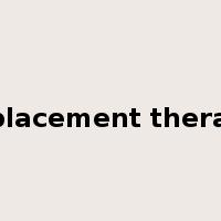 replacement therapy是什么意思
