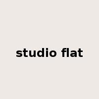 studio flat是什么意思