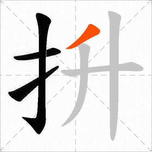抍