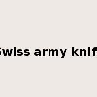 Swiss army knife是什么意思