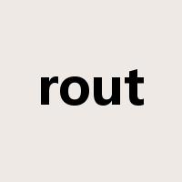 rout是什么意思