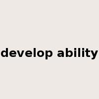 develop ability是什么意思