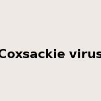Coxsackie virus是什么意思