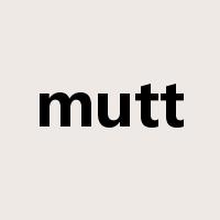 mutt是什么意思
