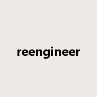 reengineer是什么意思