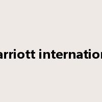 marriott international是什么意思