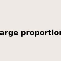 large proportion是什么意思