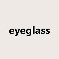 eyeglass是什么意思