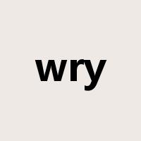 wry是什么意思