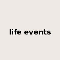 life events是什么意思