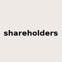 shareholders是什么意思