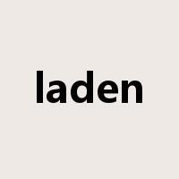 laden是什么意思