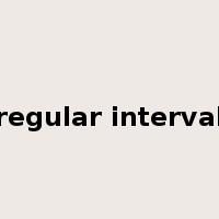 regular interval是什么意思
