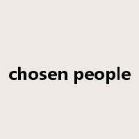 chosen people是什么意思