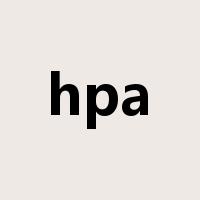 hpa是什么意思