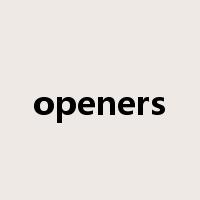 openers是什么意思