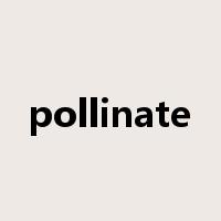 pollinate是什么意思