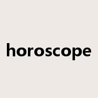 horoscope是什么意思