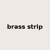 brass strip是什么意思