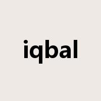iqbal是什么意思
