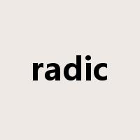 radic是什么意思