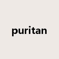 puritan是什么意思