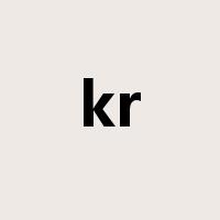 kr是什么意思