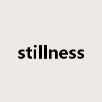 stillness是什么意思