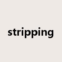 stripping是什么意思