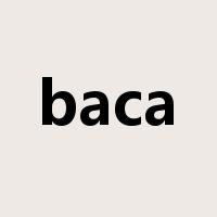 baca是什么意思