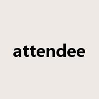 attendee是什么意思