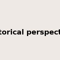 historical perspective是什么意思