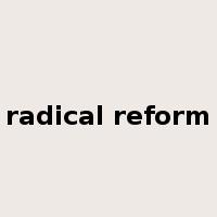radical reform是什么意思