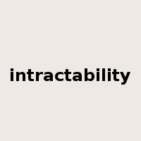 intractability是什么意思