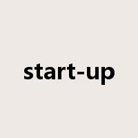 start-up是什么意思