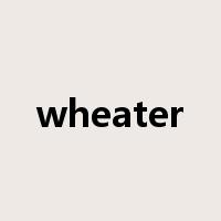 wheater是什么意思