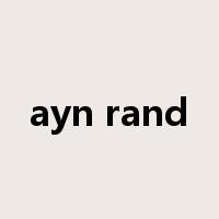 ayn rand是什么意思