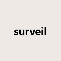 surveil是什么意思