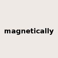magnetically是什么意思