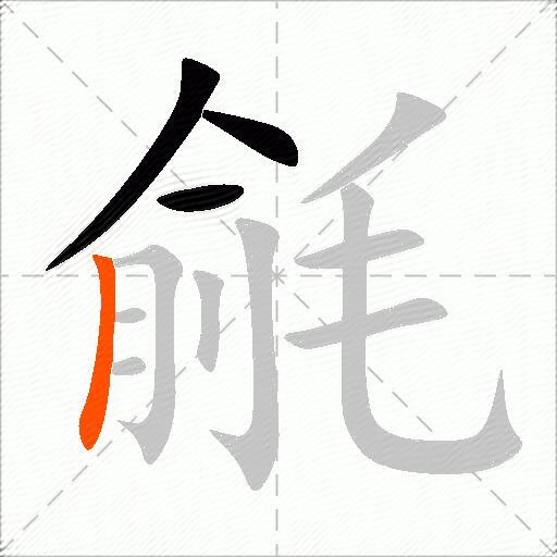 毹