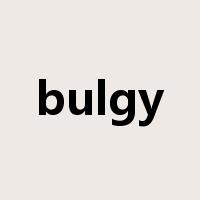 bulgy是什么意思