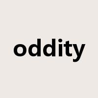 oddity是什么意思