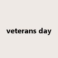 veterans day是什么意思