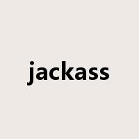 jackass是什么意思