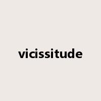 vicissitude是什么意思