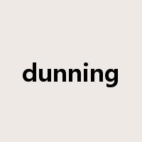 dunning是什么意思