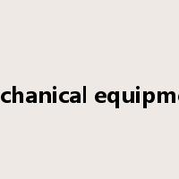 mechanical equipment是什么意思